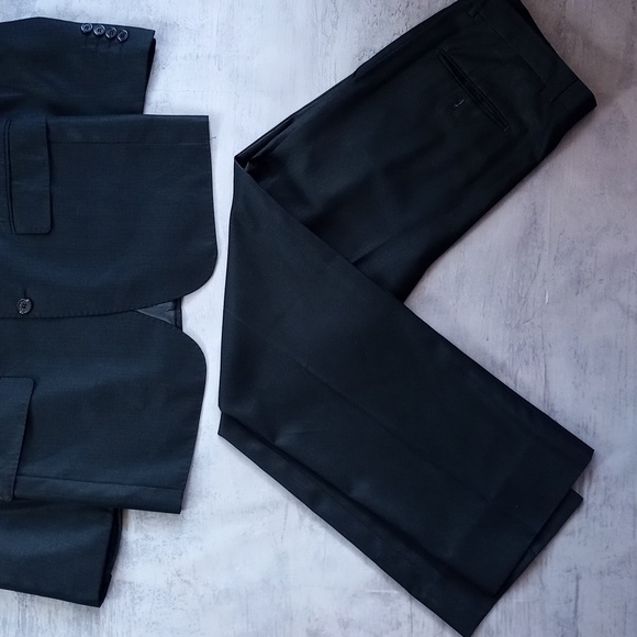 Vintage 1980s Style Giorgio Armani Suit Super 150 - Picture 9 of 13